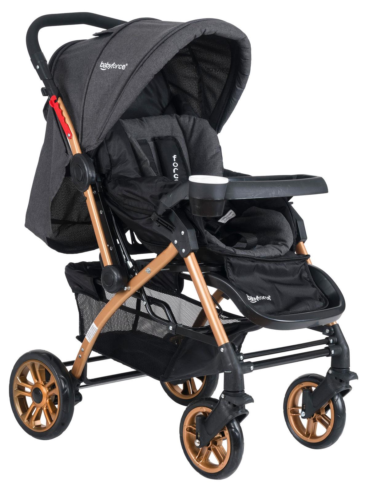 Baby Force Secret Gold Çift Yönlü Bebek Arabası Kahverengi